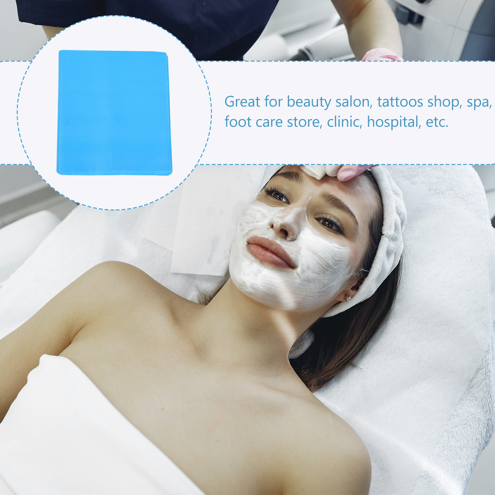 100 Sheets Disposable Foot Tow - Spa Towel recension och pris