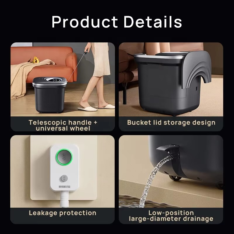 Portable Electric Foot Massage - Foot Spa recension och pris