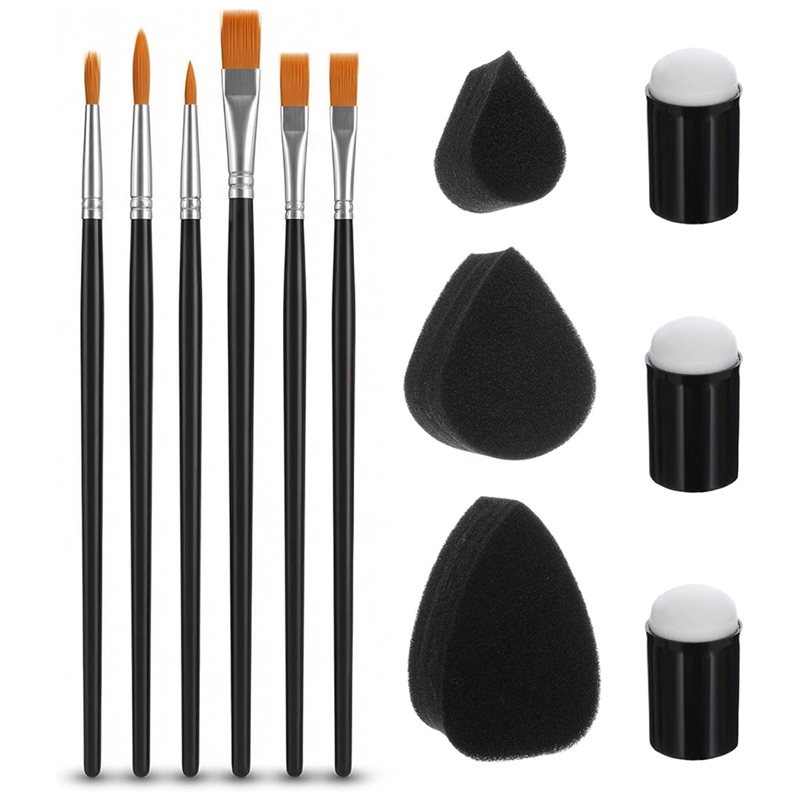AB34-12Pcs Face Painting Brush - Body Brush recension och pris