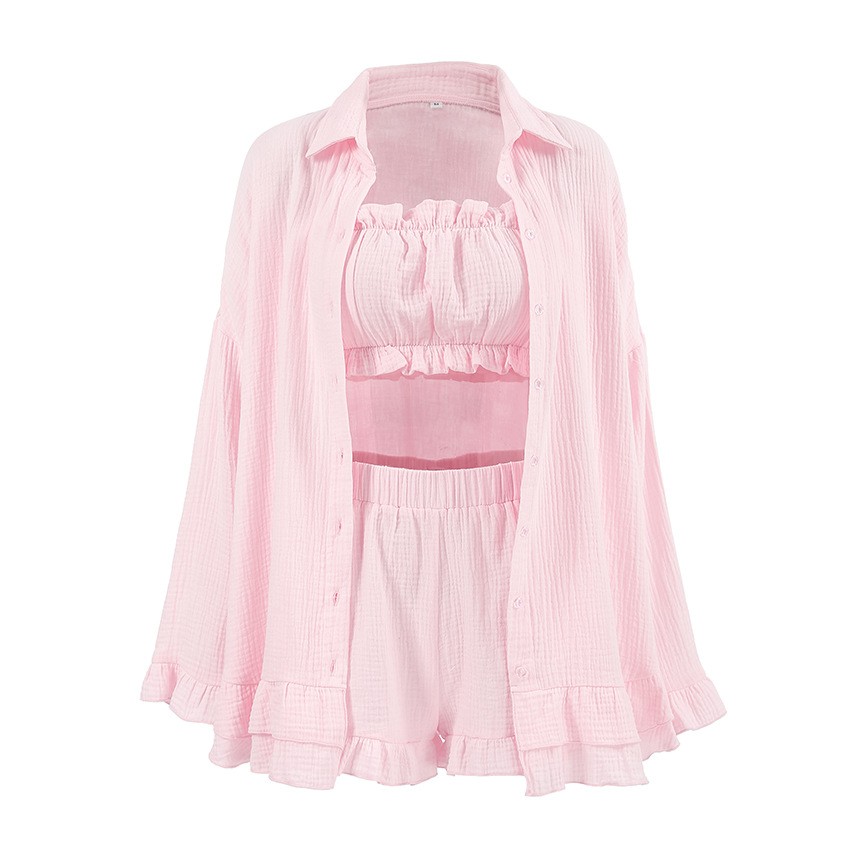 Loose Fit Three Set Long Sleev - Bathrobe recension och pris