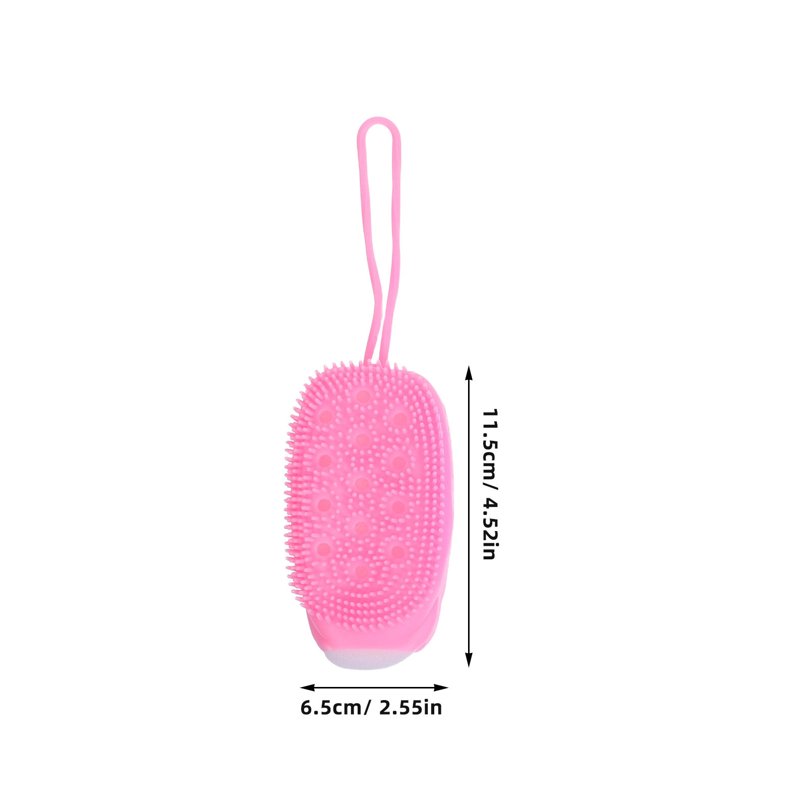 3Pcs Silicone Shower Brush Dua - Body Brush recension och pris
