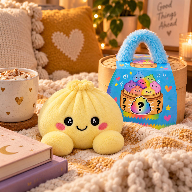 Soft Plush Giant Dumpling Pill - Face Steamer recension och pris