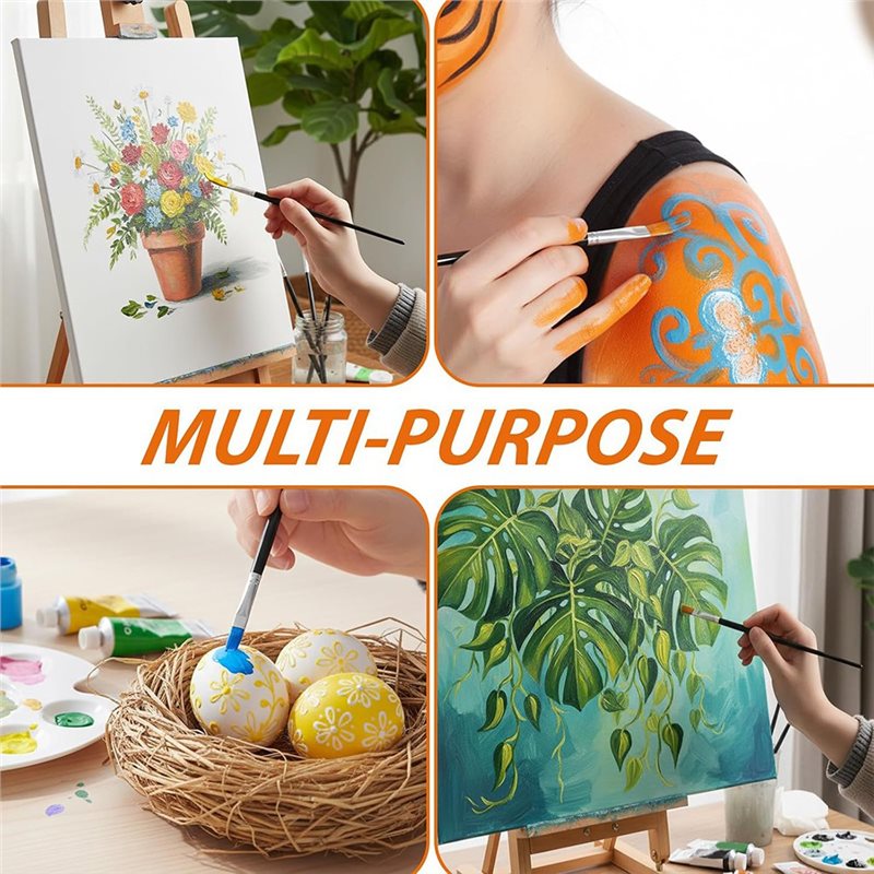 ABGH-12Pcs Face Painting Brush - Body Brush recension och pris