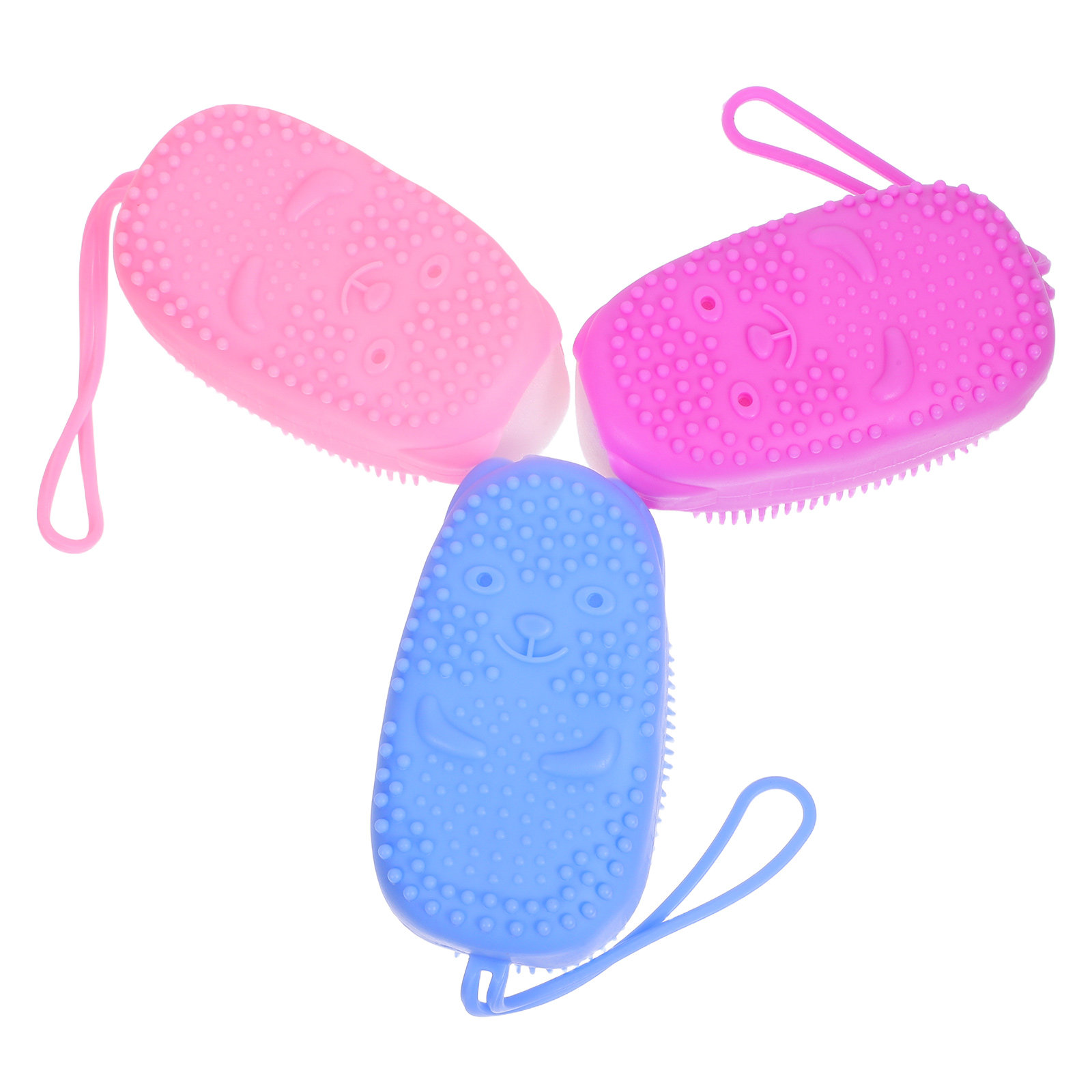 3Pcs Silicone Exfoliating Body - Body Brush recension och pris
